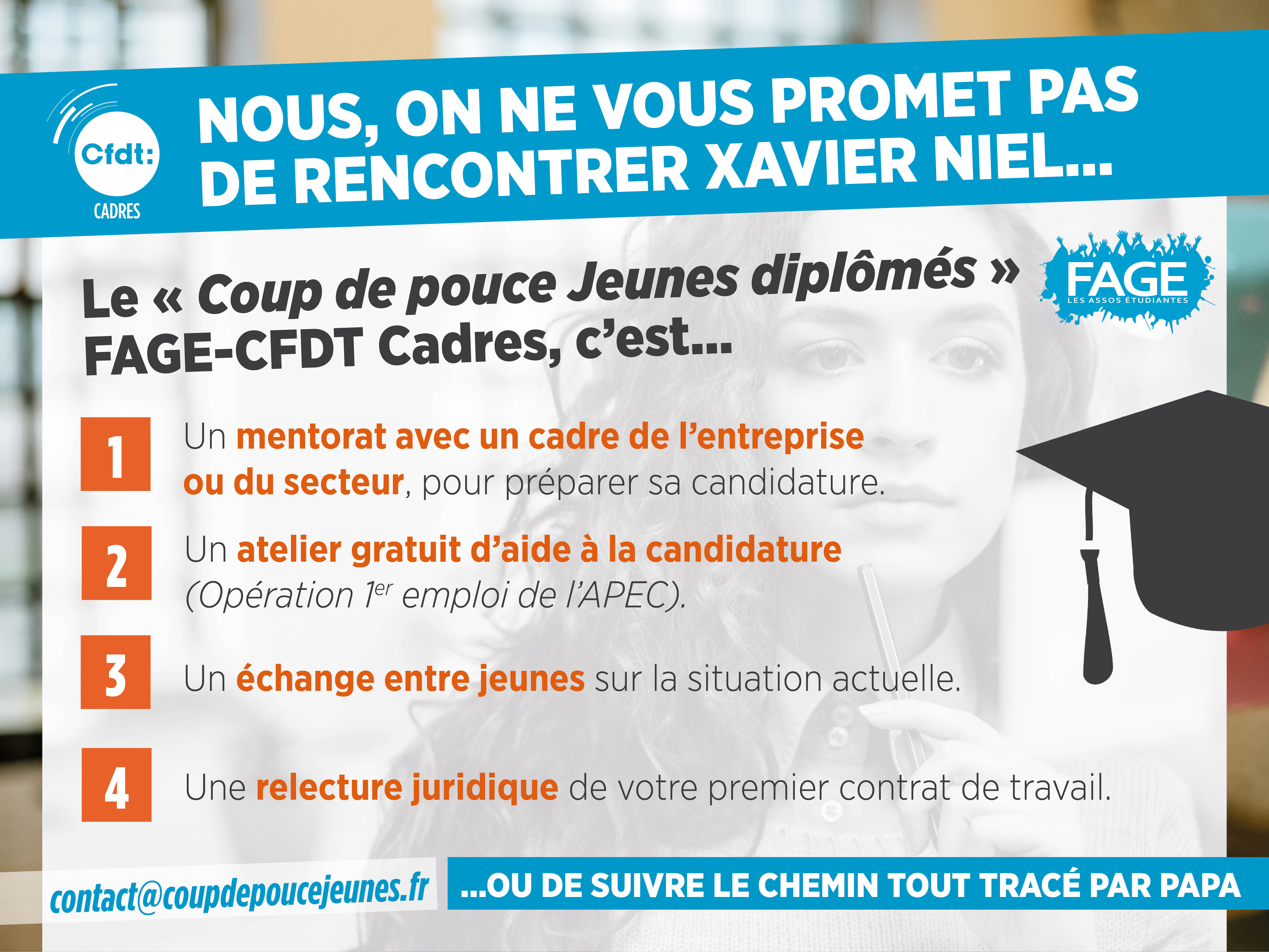 Flyer "Coup de pouce Jeunes diplômés"