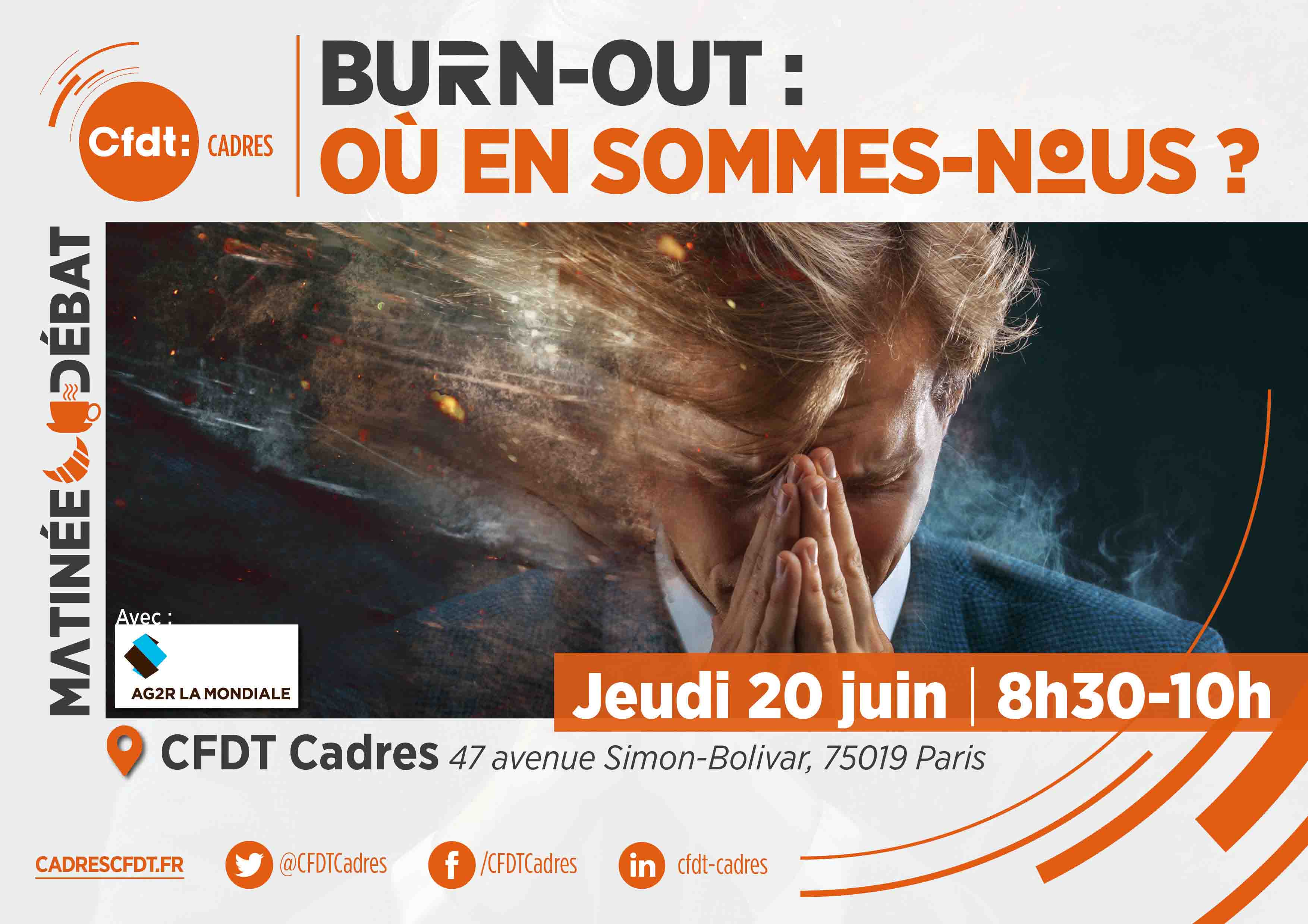 Jeudi 20 juin : Matinée-débat CFDT Cadres