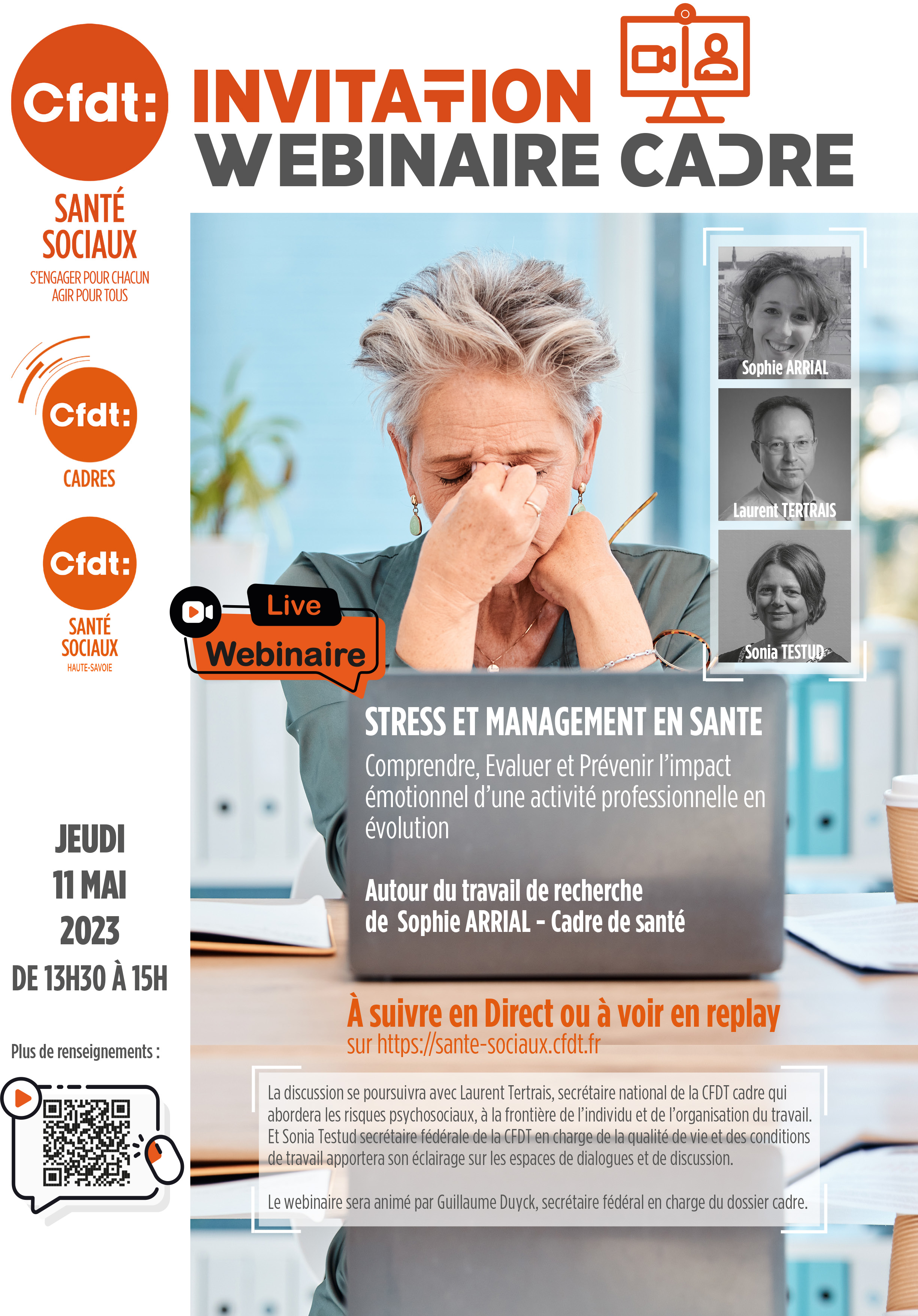 [Webinaire] Stress et management en santé