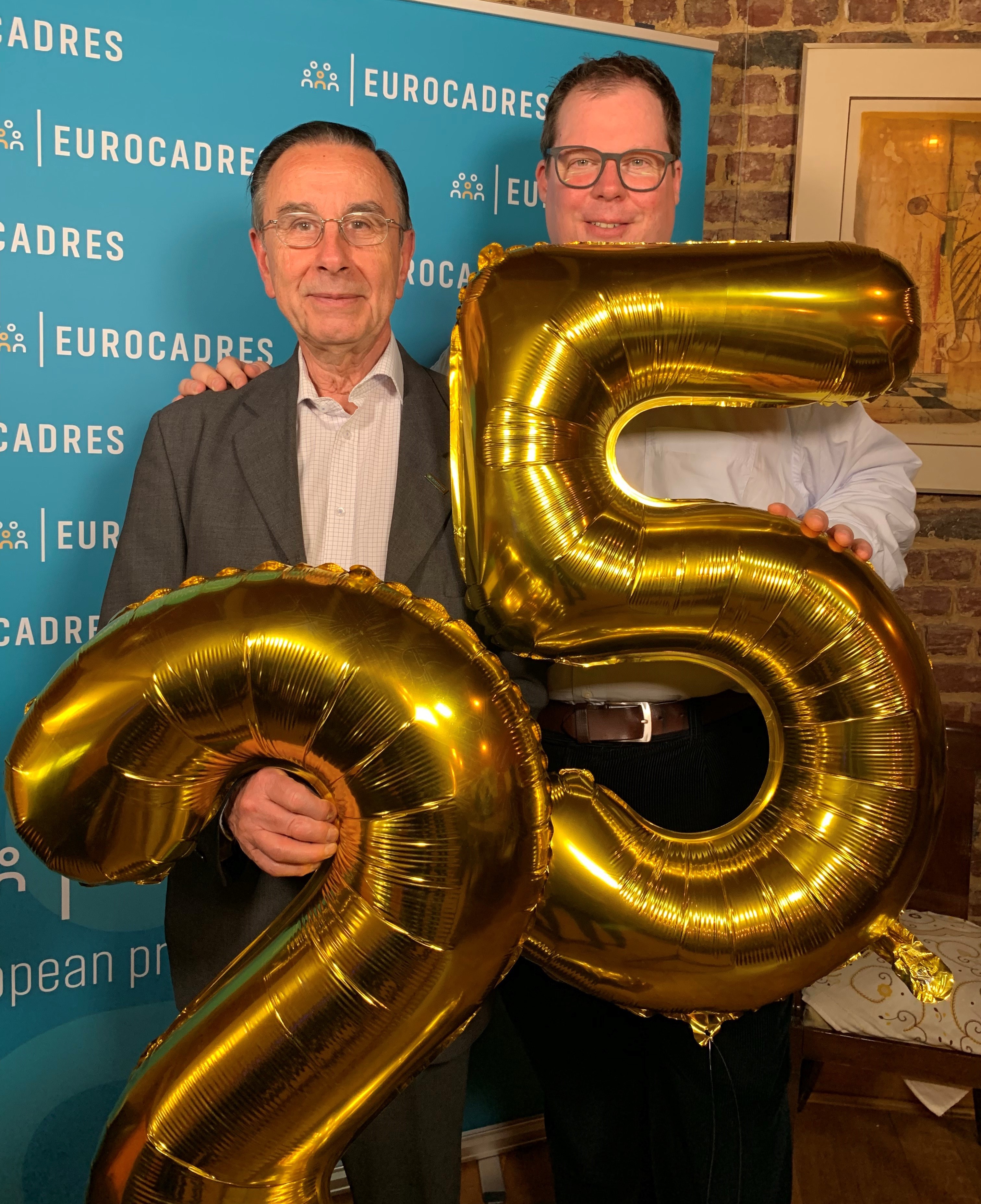 Michel Rousselot et Martin Jefflén (Eurocadres)