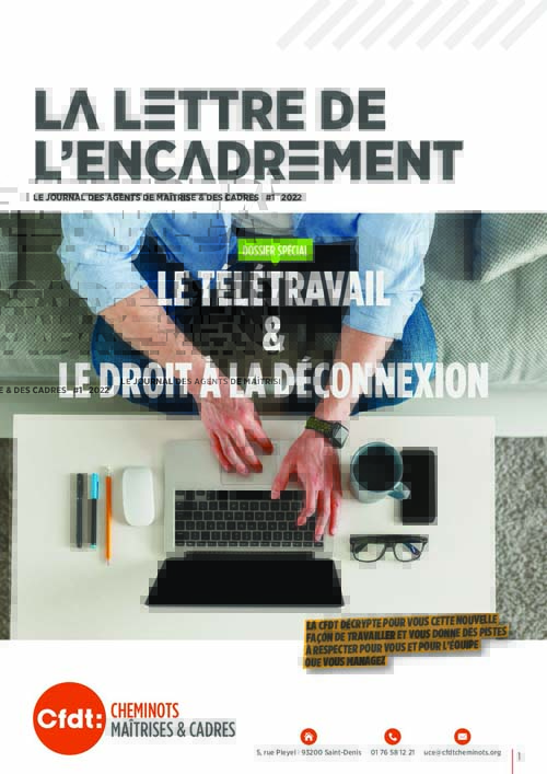 Lettre de l'encadrement 2022 #1