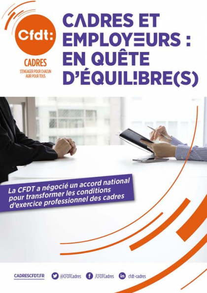 e Plaquette CFDT Cadres - Cadres et employeurs, en quête d'équilibre(s)