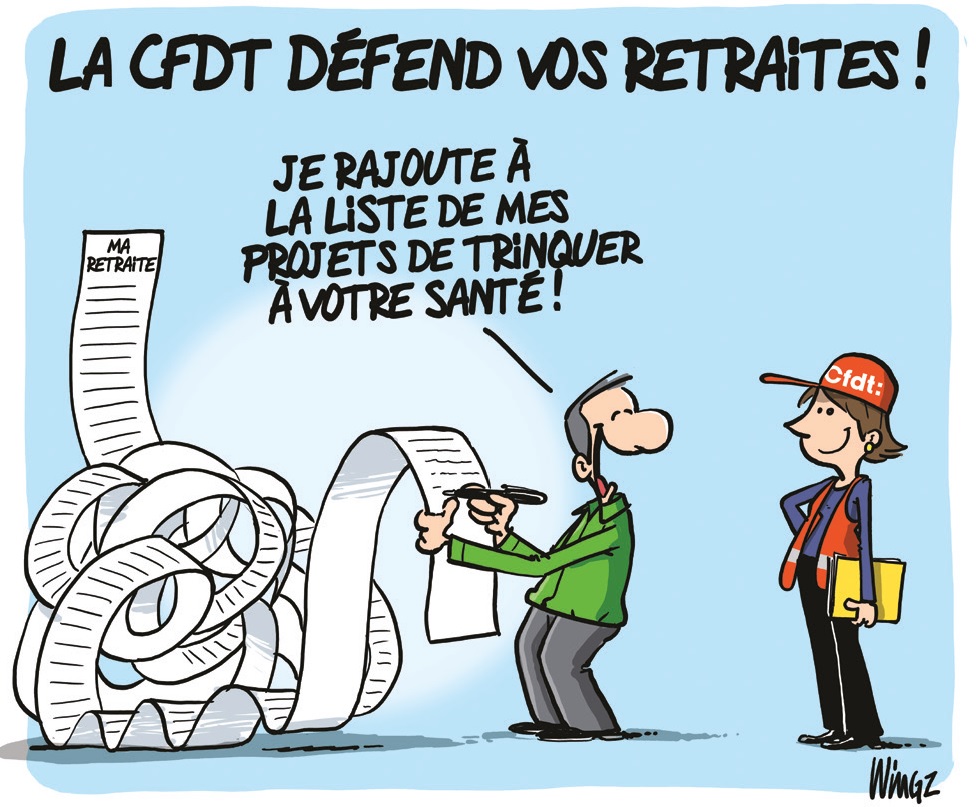 LA CFDT défend vos retraites !