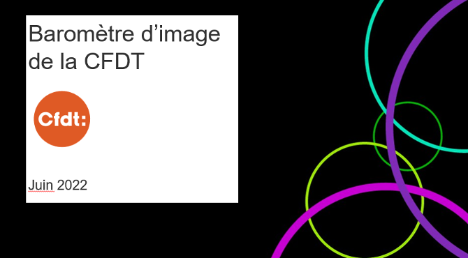 CFDT - Baromètre d'image de la CFDT - Rapport de résultats