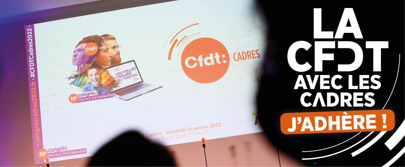 La CFDT avec les cadres : J'adhère !