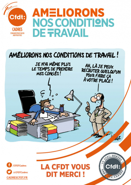 Améliorons nos conditions de travail